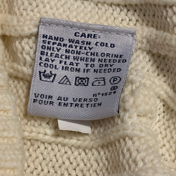 Ralph Lauren Women’s Ivory Cable Knit Sweater - Picture 5 of 5
